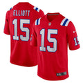 Ezekiel Elliott New England Patriots Nike Male Adult Alternate Game   Jersey - Red