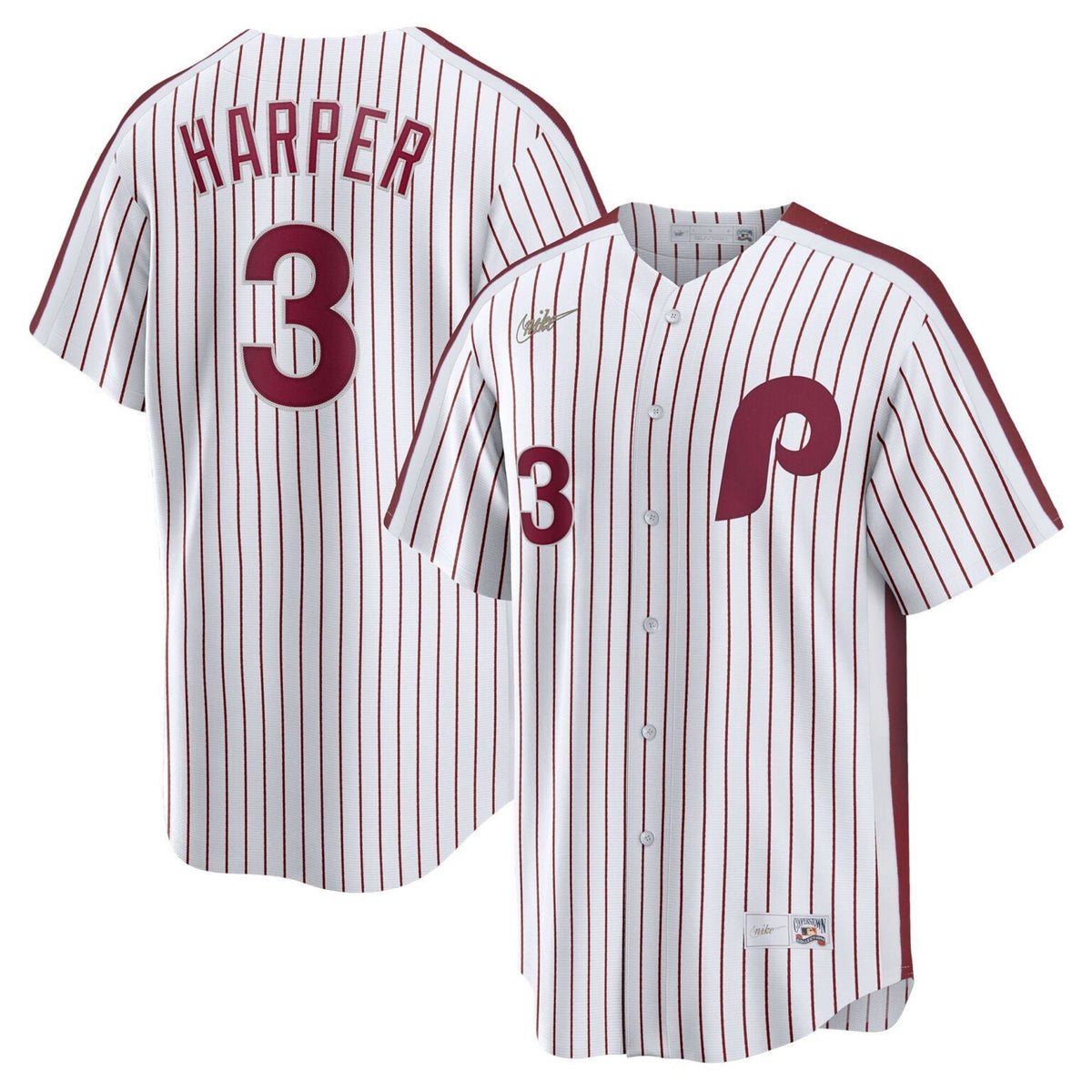 Bryce Harper Philadelphia Phillies Cooperstown Limited Jersey  White
