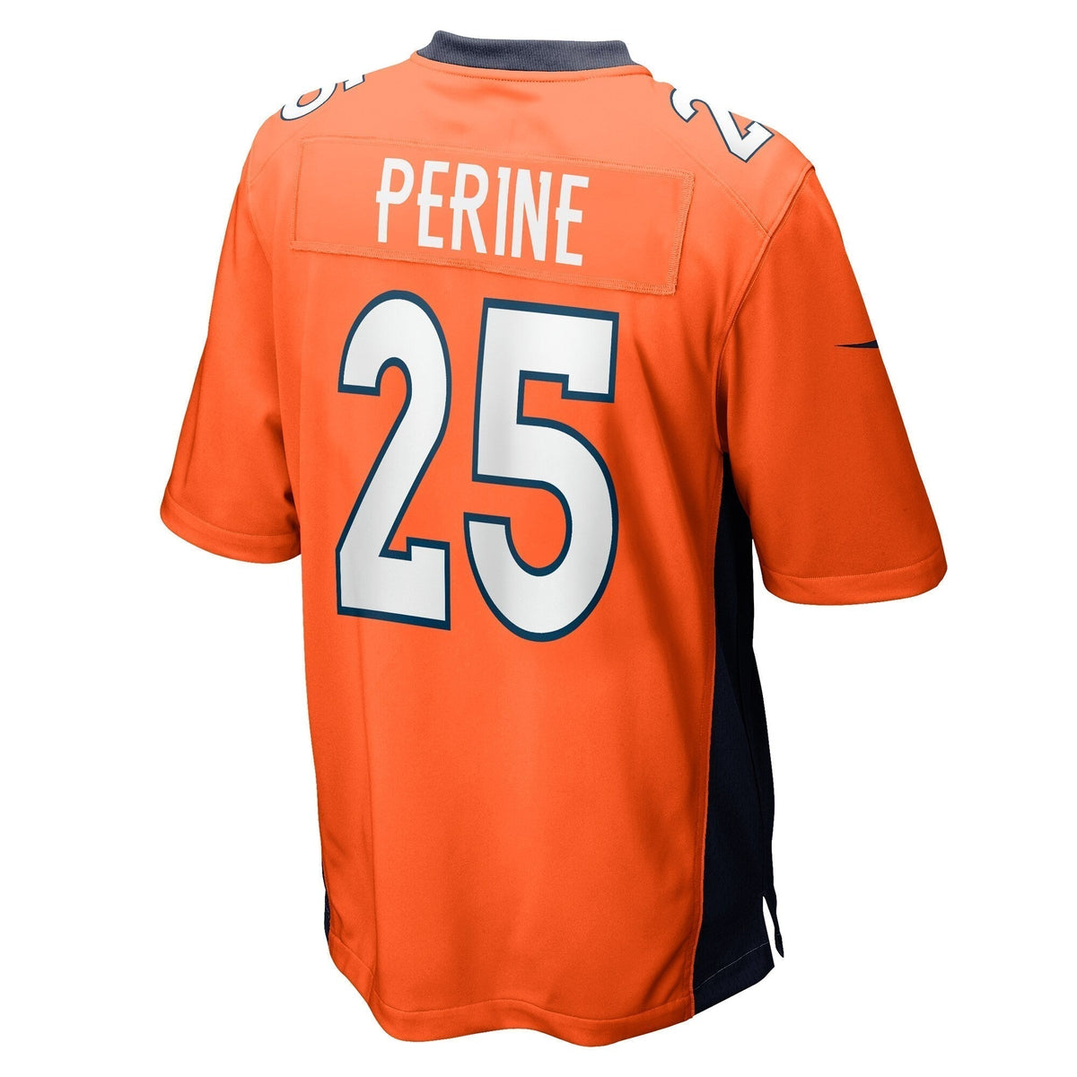 Samaje Perine Denver Broncos Nike Game   Jersey - Orange