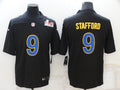 Men's Los Angeles Rams Matthew Stafford #9 Black Game jersey