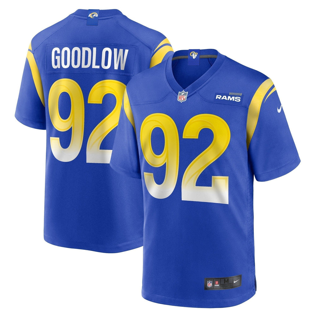 Anthony Goodlow Los Angeles Rams Nike Game Jersey -  Royal