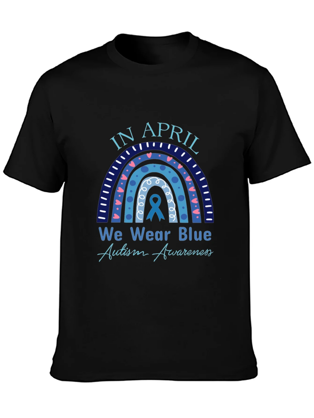 Autism Awareness T-Shirt - In April We Wear Blue