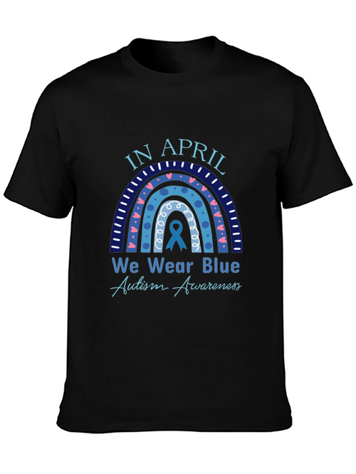 Autism Awareness T-Shirt - In April We Wear Blue