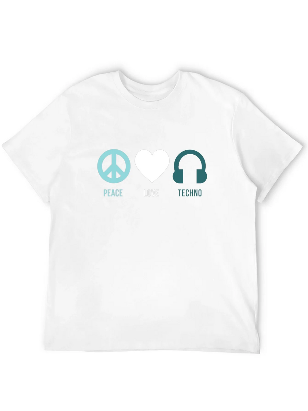 Peace Love Techno Graphic Tee