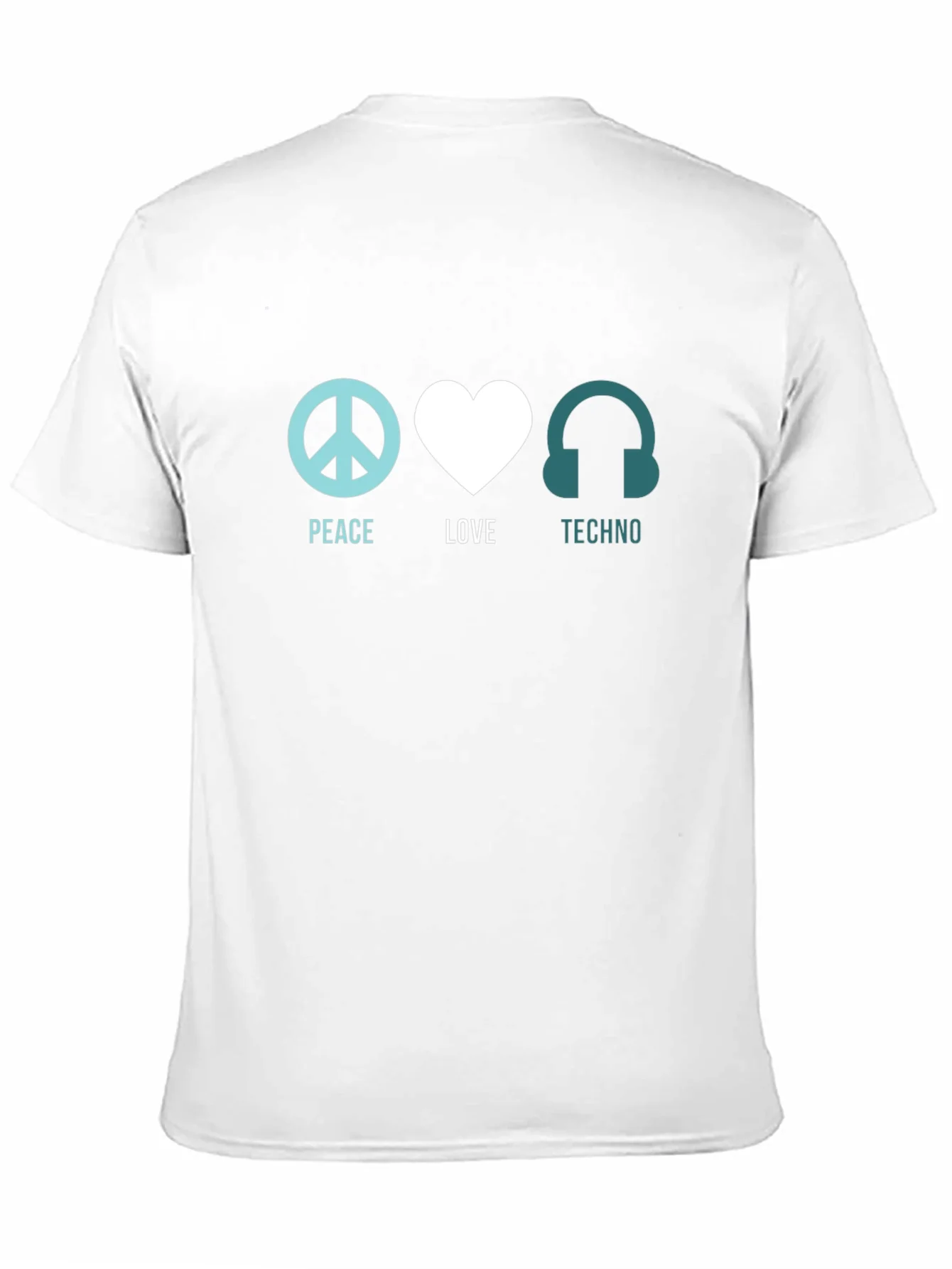 Peace Love Techno Graphic Tee