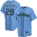 Cal Raleigh Seattle Mariners Alternate Jersey  Light Blue