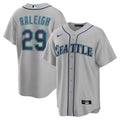Cal Raleigh Seattle Mariners Road Jersey  Gray