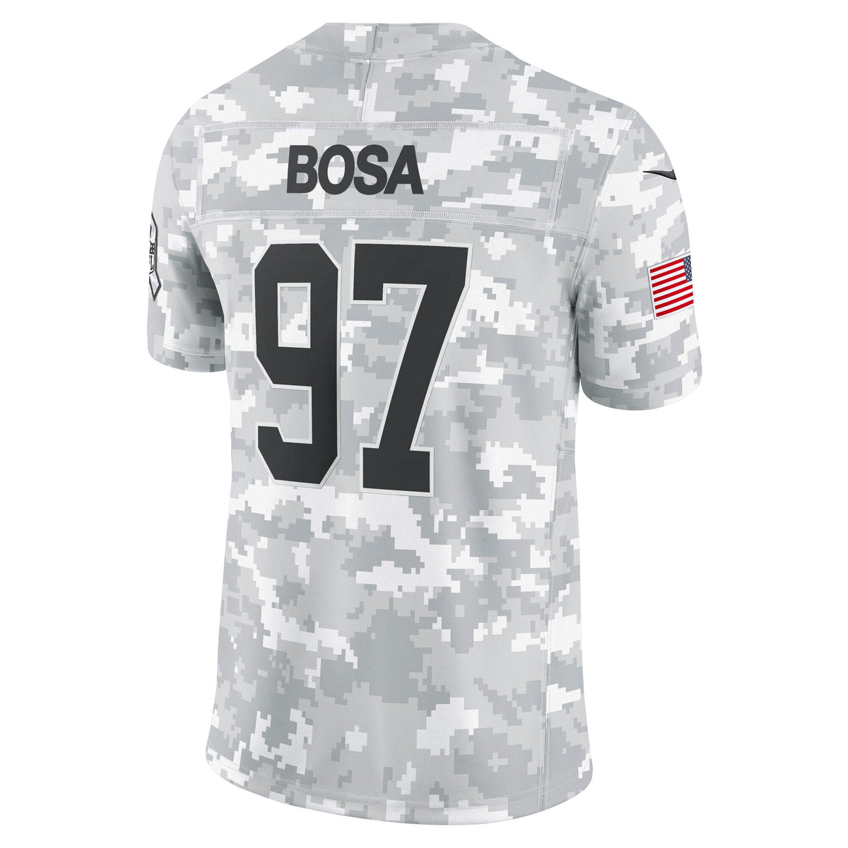 Nick Bosa San Francisco 49ers Nike 2024 Salute to Service Limited Jersey - Arctic Camo