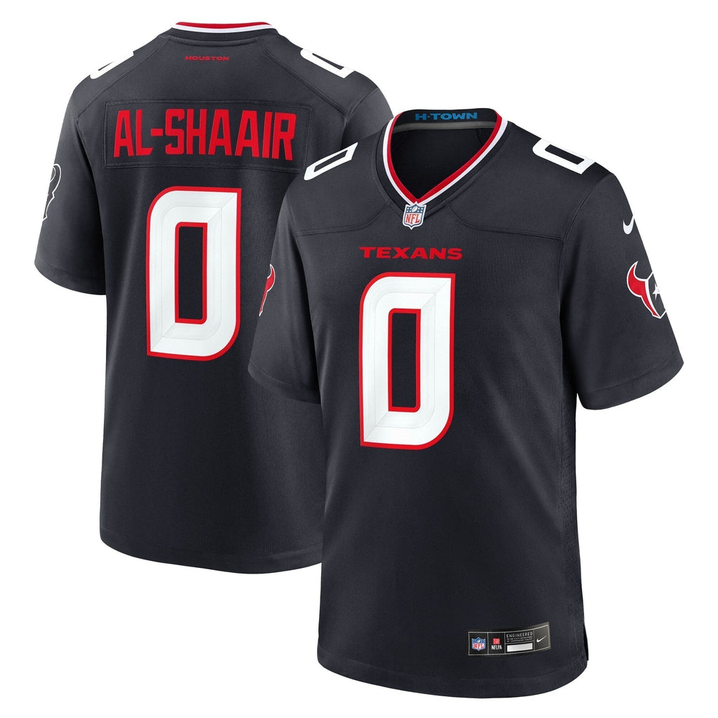 Azeez Al-Shaair Houston Texans Nike Team Game Jersey -  Navy