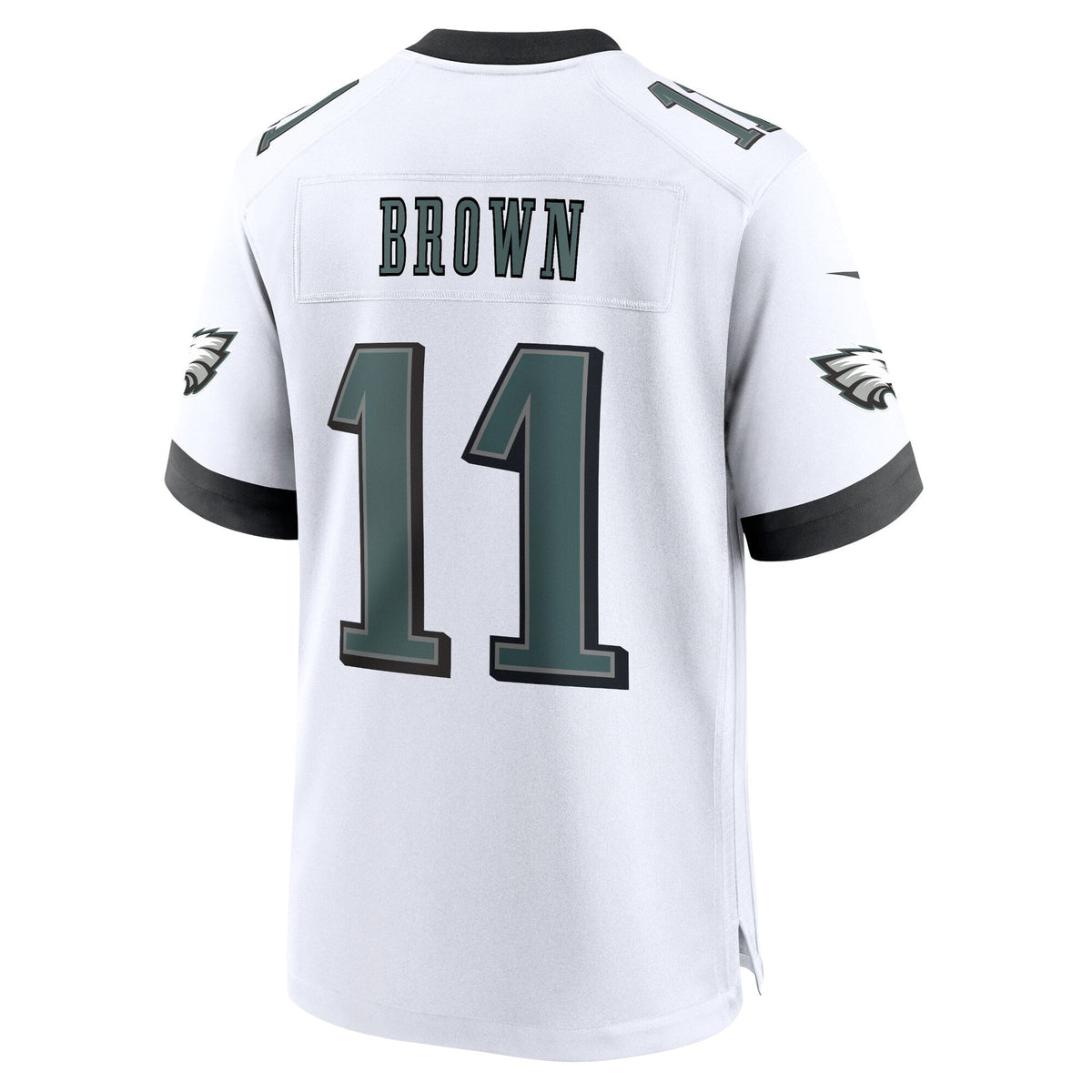 A.J. Brown Philadelphia Eagles Nike White Game Jersey - White