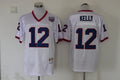 Men's Buffalo Bills Jim Kelly White Legacy Replica Player Jersey1