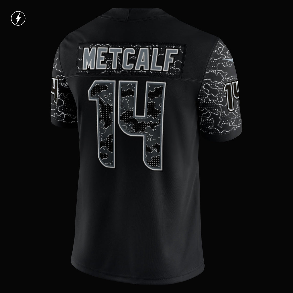 DK Metcalf Seattle Seahawks Nike RFLCTV Limited Jersey - Black
