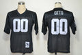 Men's Oakland Raiders Jim Otto Black Legacy Replica Jersey1