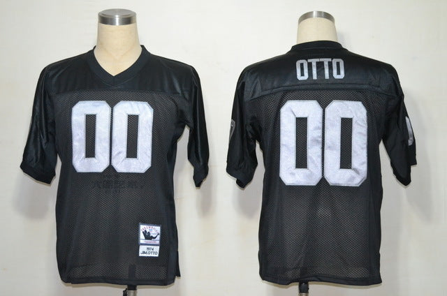 Men's Oakland Raiders Jim Otto Black Legacy Replica jersey