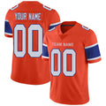 Custom D.Broncos Stitched American Football Jerseys Orange Personalize Birthday Gifts Jersey