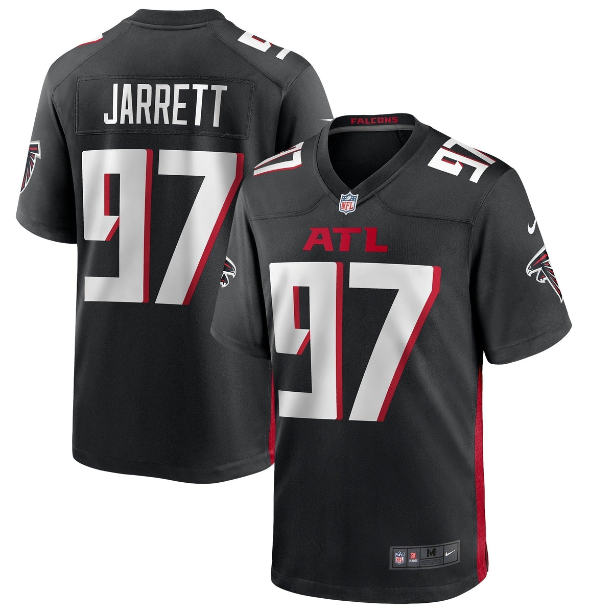 Grady Jarrett Atlanta Falcons Nike Game   Jersey - Black