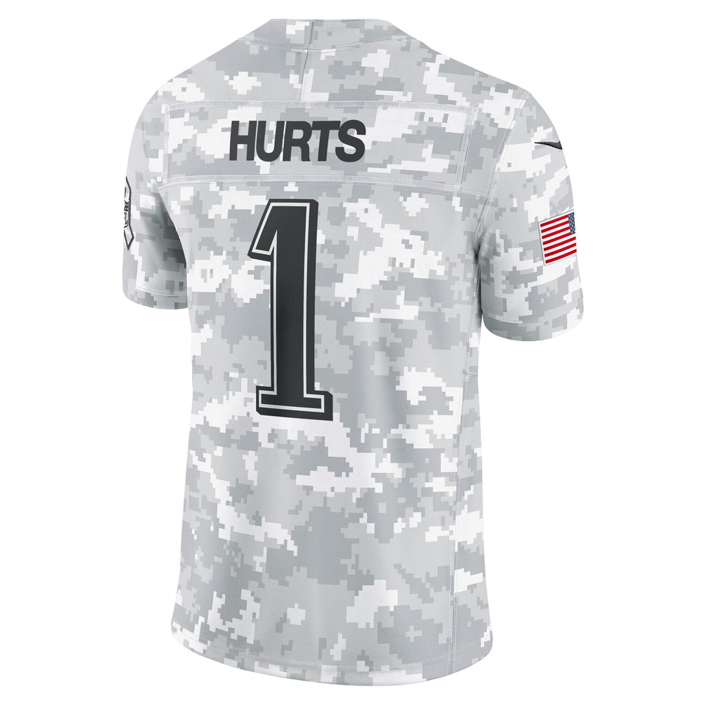 Jalen Hurts Philadelphia Eagles Nike 2024 Salute to Service Limited Jersey - Arctic Camo