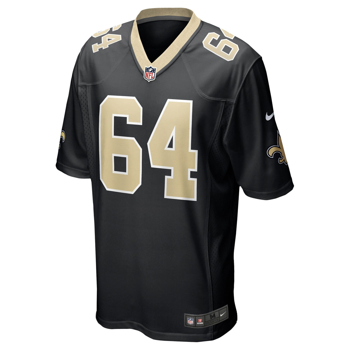 Nick Saldiveri New Orleans Saints Nike Team Game Jersey -  Black