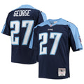Men's Tennessee Titans Eddie George Navy Legacy Replica Jersey