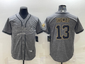 Men's New Orleans Saints Michael Thomas #13 Gray Game jersey Joint Edition