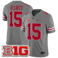 Ezekiel Elliott Ohio State Buckeyes Jersey  Gray