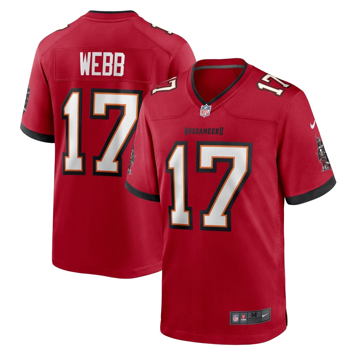 Raleigh Webb Tampa Bay Buccaneers Nike  Game Jersey -  Red