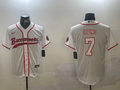 Men's Tampa Bay Buccaneers Bucky Irving #7 White Game jersey