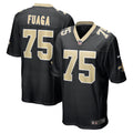 Taliese Fuaga New Orleans Saints Nike 2024 NFL Draft First Round Pick   Game Jersey - Black