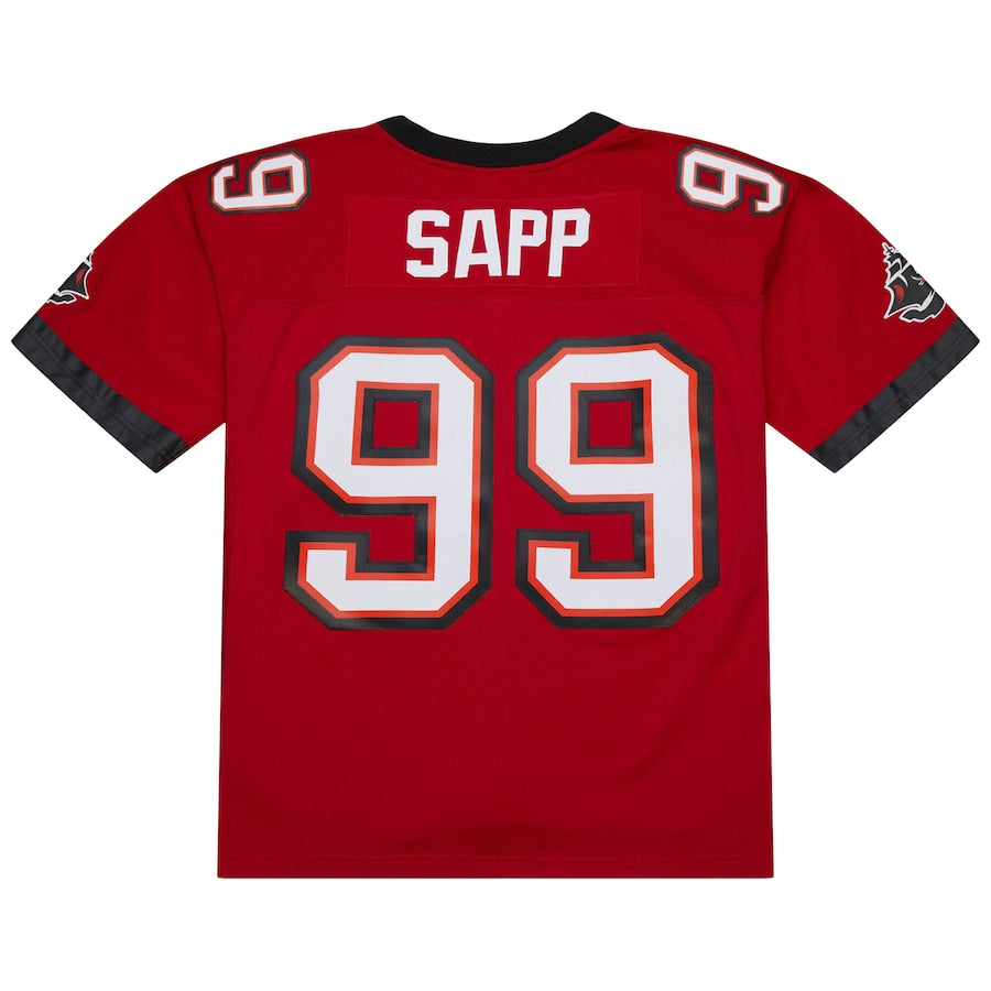 Men's Tampa Bay Buccaneers Warren Sapp Red 2002 Legacy Replica Jersey