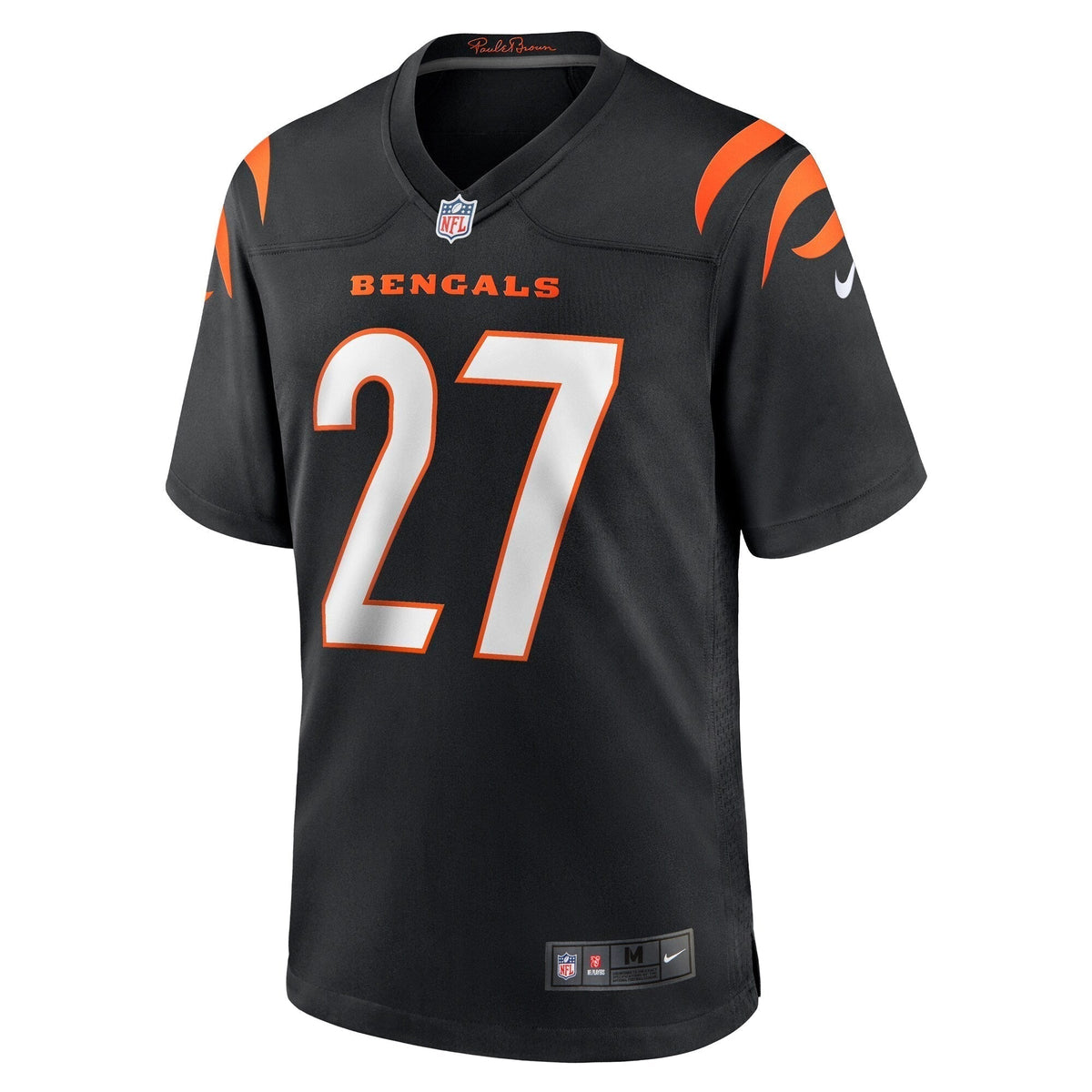 Jordan Battle Cincinnati Bengals Nike Team Game Jersey -  Black