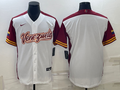 Men's 2023 World Baseball Classic Venezuela White Blank jersey