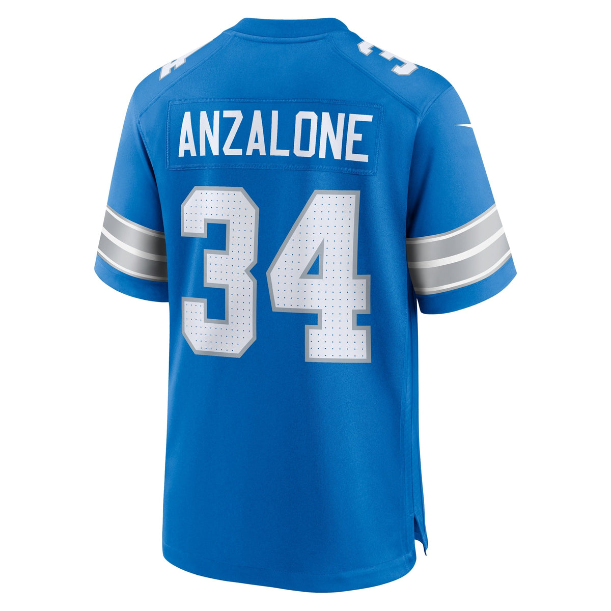 Alex Anzalone Detroit Lions Nike Game Jersey - Blue