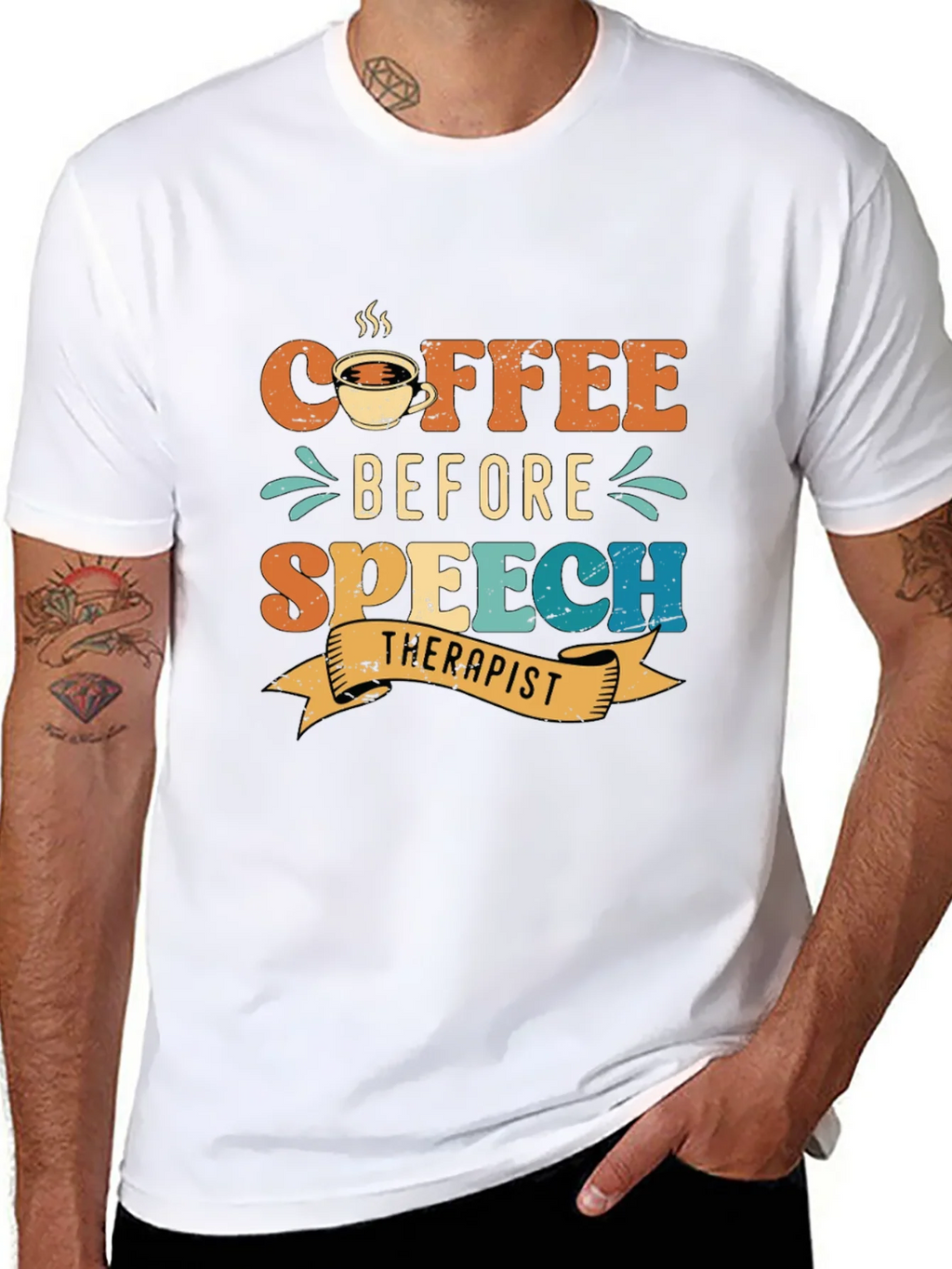 Coffee Before Speech Therapist T-Shirt