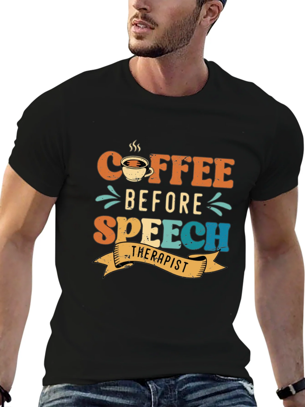 Coffee Before Speech Therapist T-Shirt