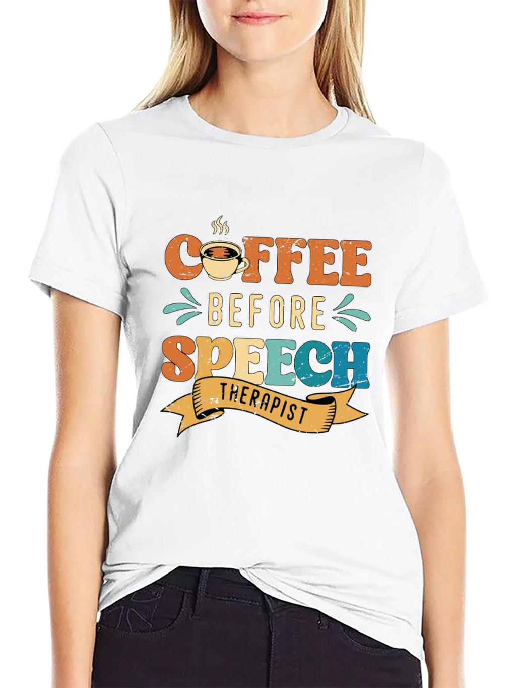 Coffee Before Speech Therapist T-Shirt
