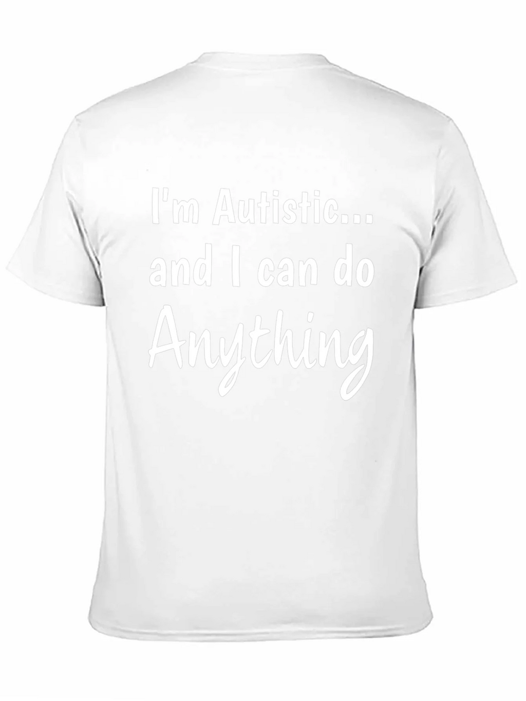Autistic and Capable Black T-Shirt