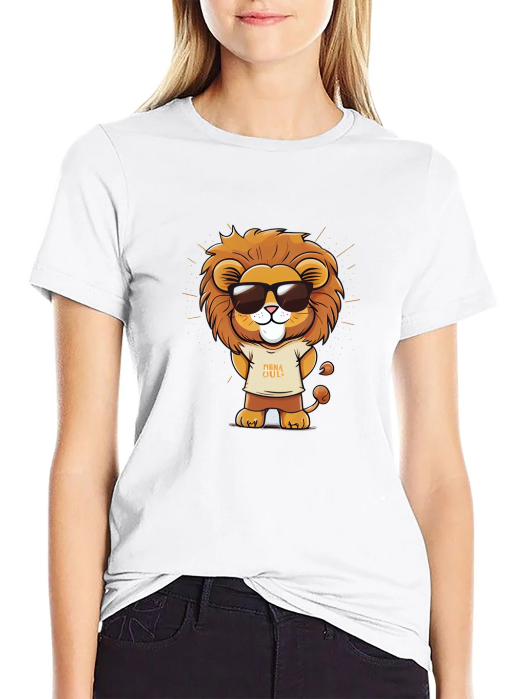 Cool Lion Graphic T-Shirt
