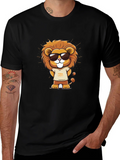 Cool Lion Graphic T-Shirt