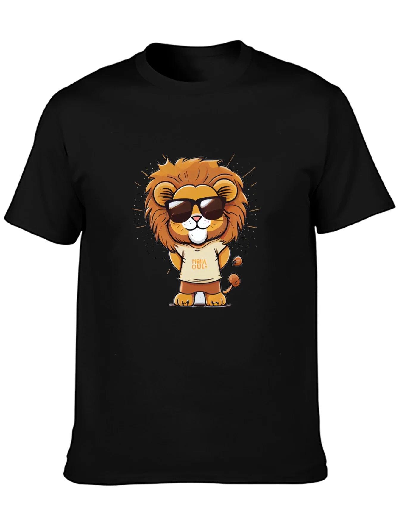 Cool Lion Graphic T-Shirt