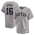 Jarren Duran Boston Red Sox Throwback Limited Jersey  Gray
