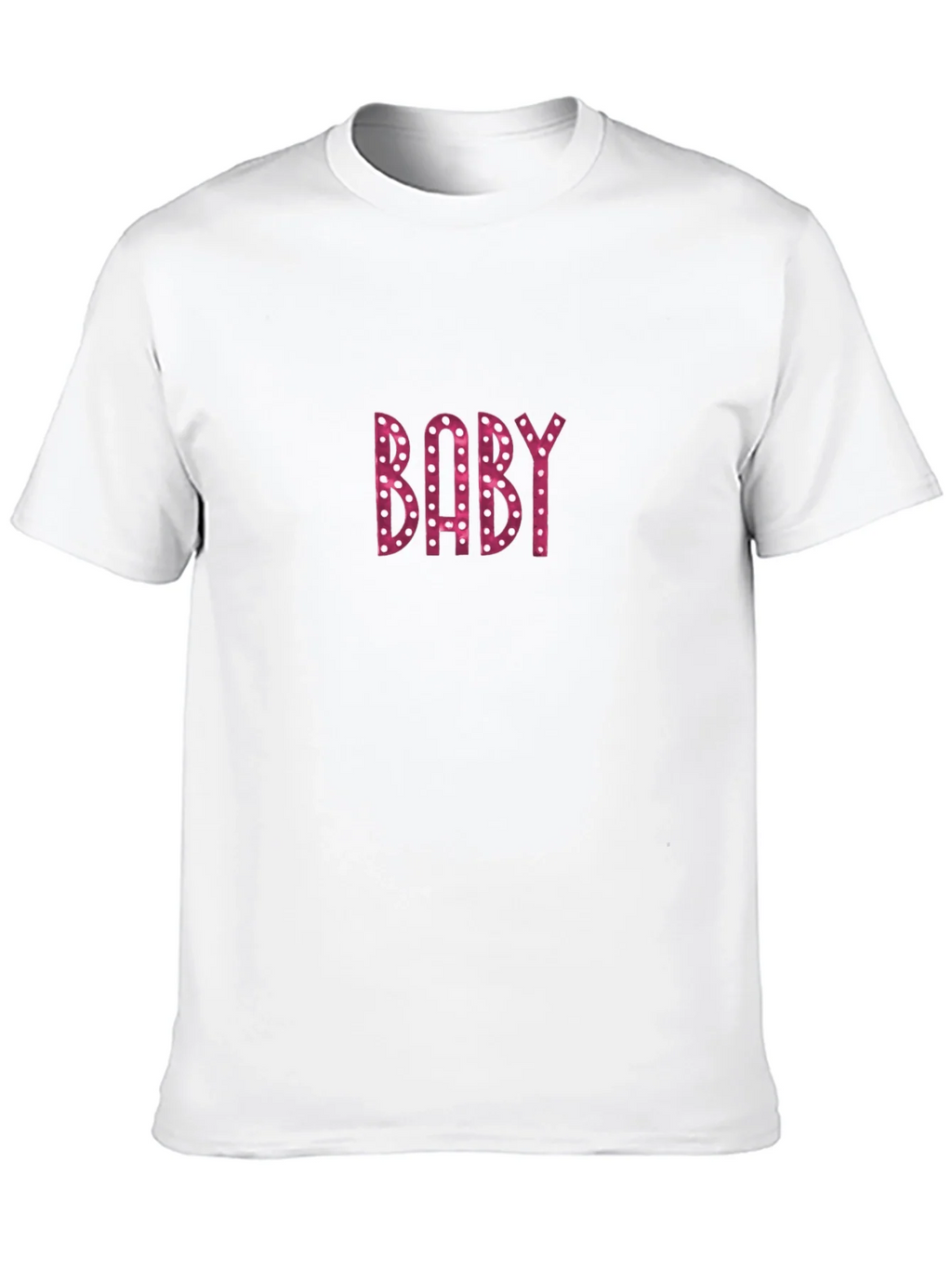 Baby Print Black Tee - Unique Graphic Design