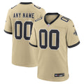 Custom New Orleans Saints Alternate Jersey - Gold