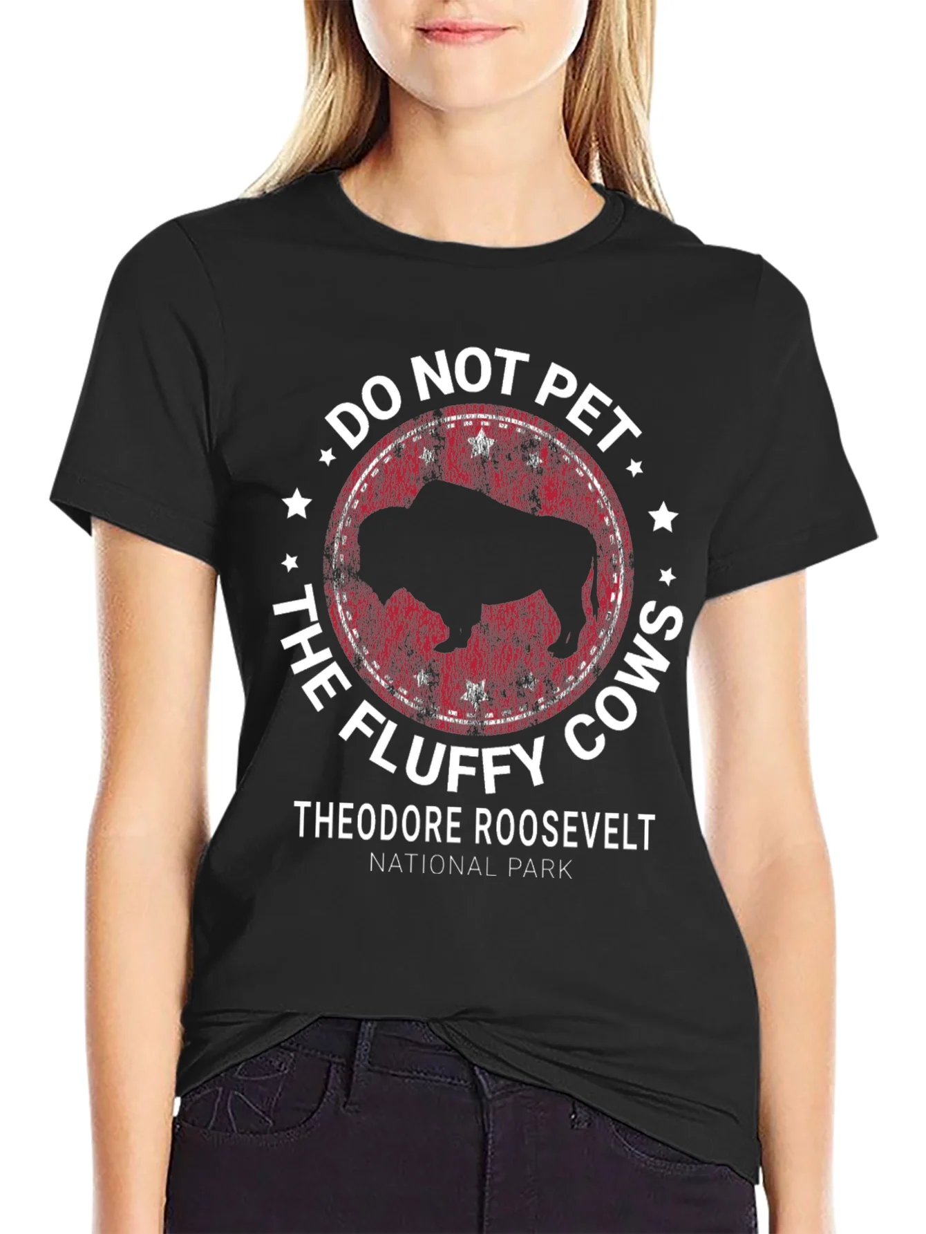 Do Not Pet The Fluffy Cows Tee