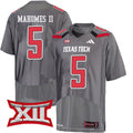 Patrick Mahomes Texas Tech Red Raiders  Jersey  Grey