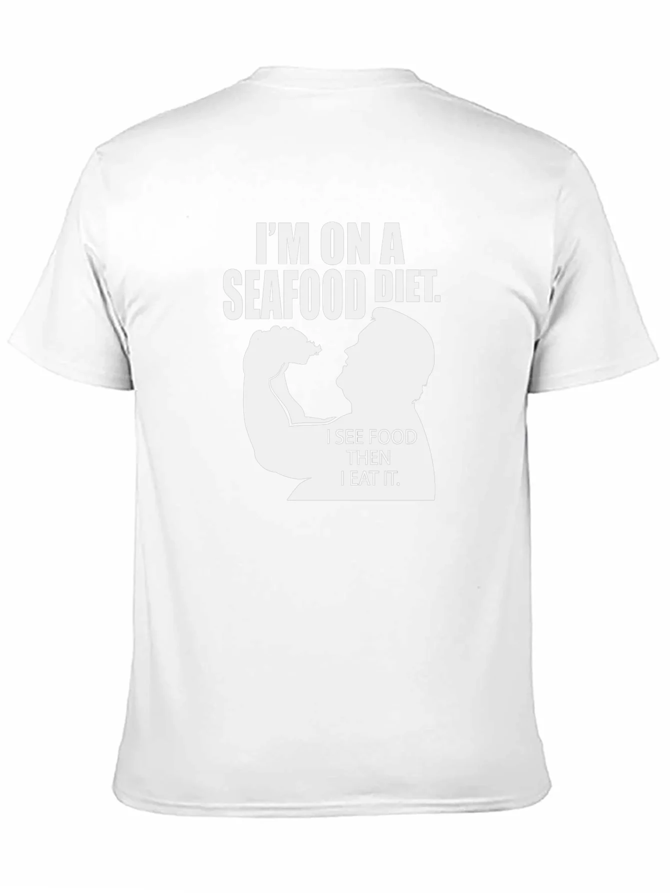 Seafood Diet T-Shirt: I See Food I Eat It! Funny Tee