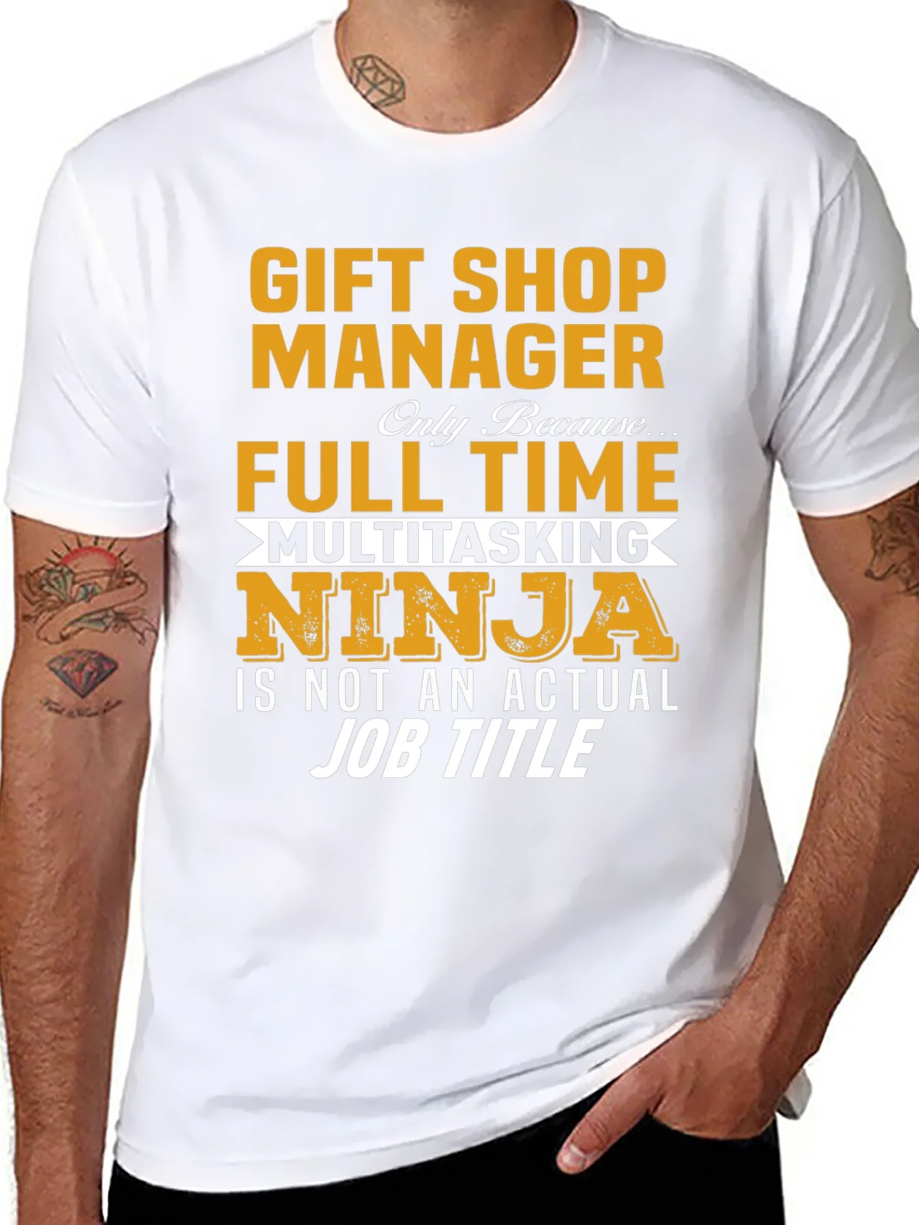 Gift Shop Manager Multitasking Ninja T-Shirt