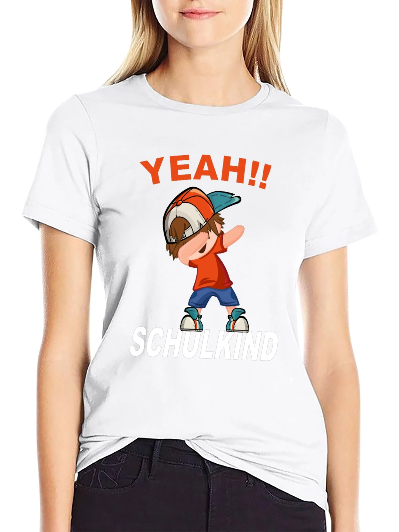 Yeah! Schulkinder T-Shirt - Fun School Tee