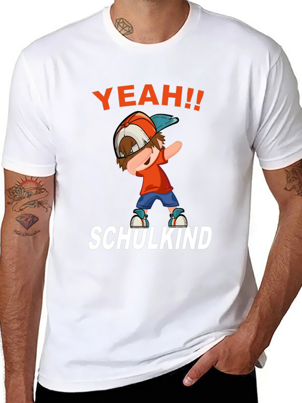 Yeah! Schulkinder T-Shirt - Fun School Tee