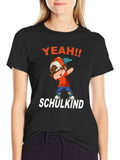 Yeah! Schulkinder T-Shirt - Fun School Tee