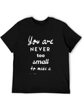 Inspirational Quote Black T-Shirt
